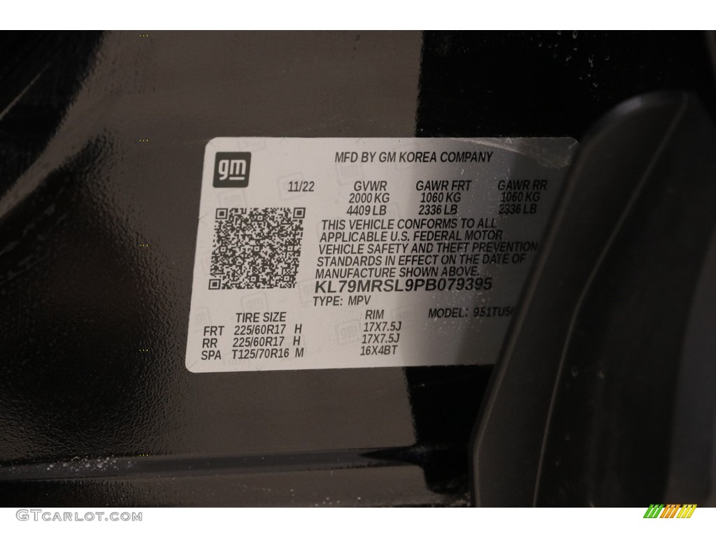 2023 TrailBlazer LT AWD - Mosaic Black Metallic / Jet Black photo #23