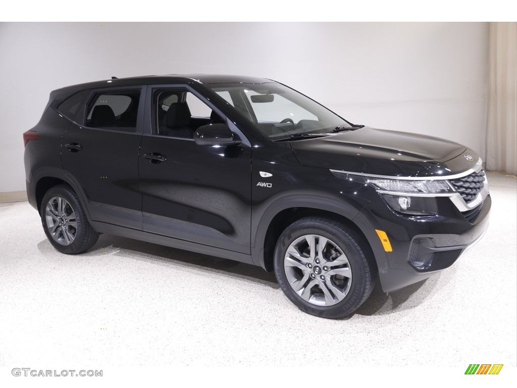 2021 Seltos LX AWD - Black Cherry / Black photo #1