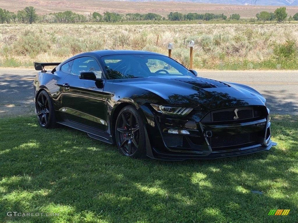 Shadow Black 2021 Ford Mustang Shelby GT500 Exterior Photo #145667751