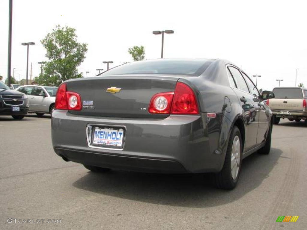 2008 Malibu LS Sedan - Dark Gray Metallic / Titanium Gray photo #5