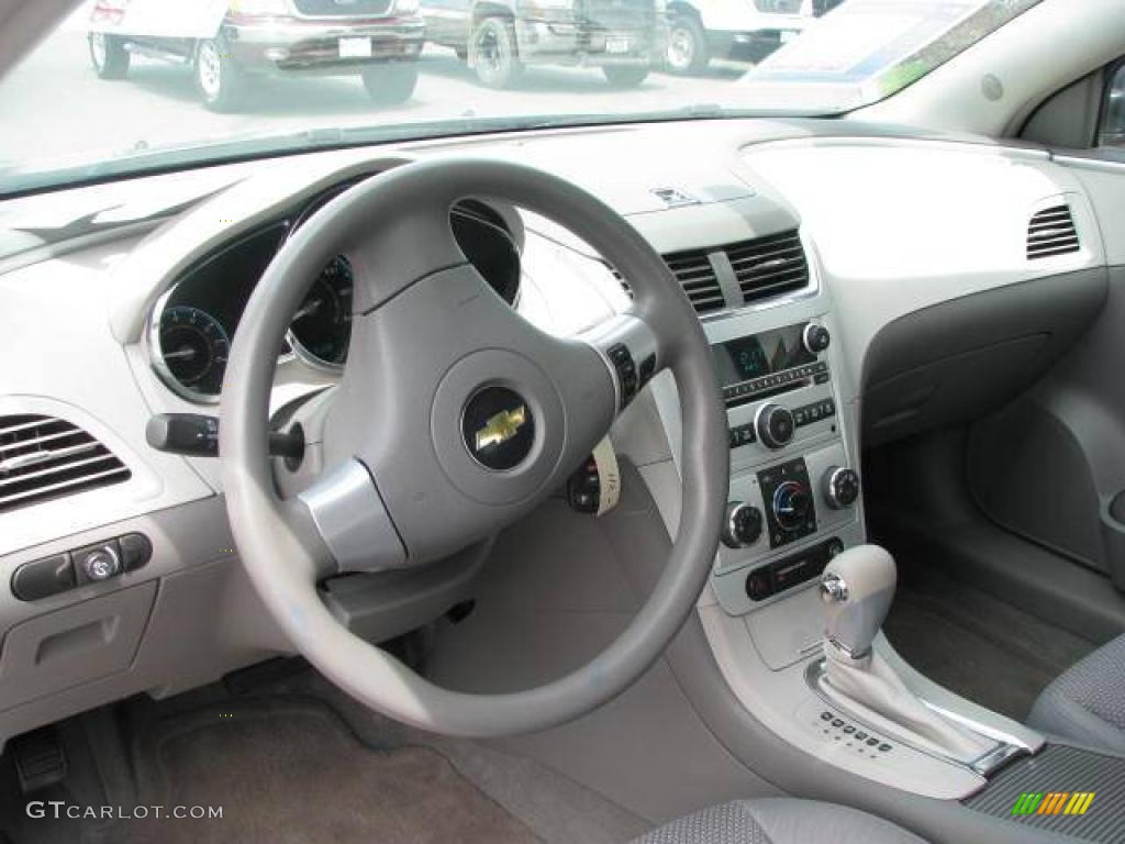 2008 Malibu LS Sedan - Dark Gray Metallic / Titanium Gray photo #9