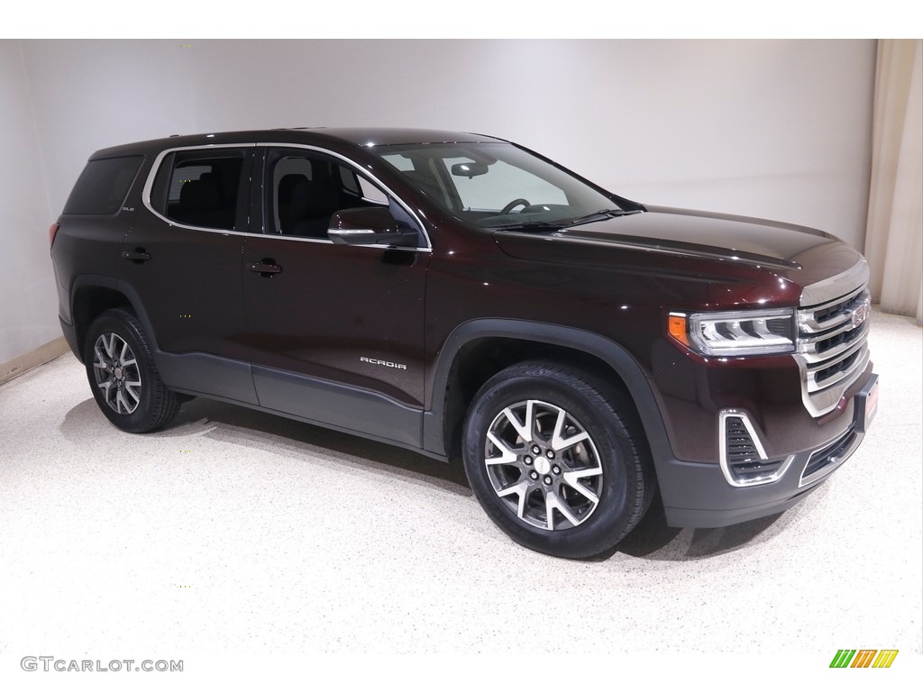 Red Mahogany Metallic 2020 GMC Acadia SLE Exterior Photo #145668402