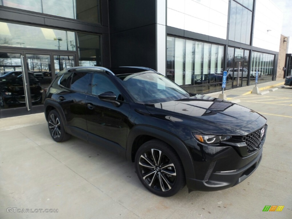 Jet Black Mica 2023 Mazda CX-50 S Premium Plus AWD Exterior Photo #145668465