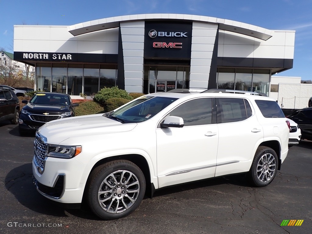 2023 Acadia Denali AWD - White Frost Tricoat / Dark Galvanized/Light Shale photo #1