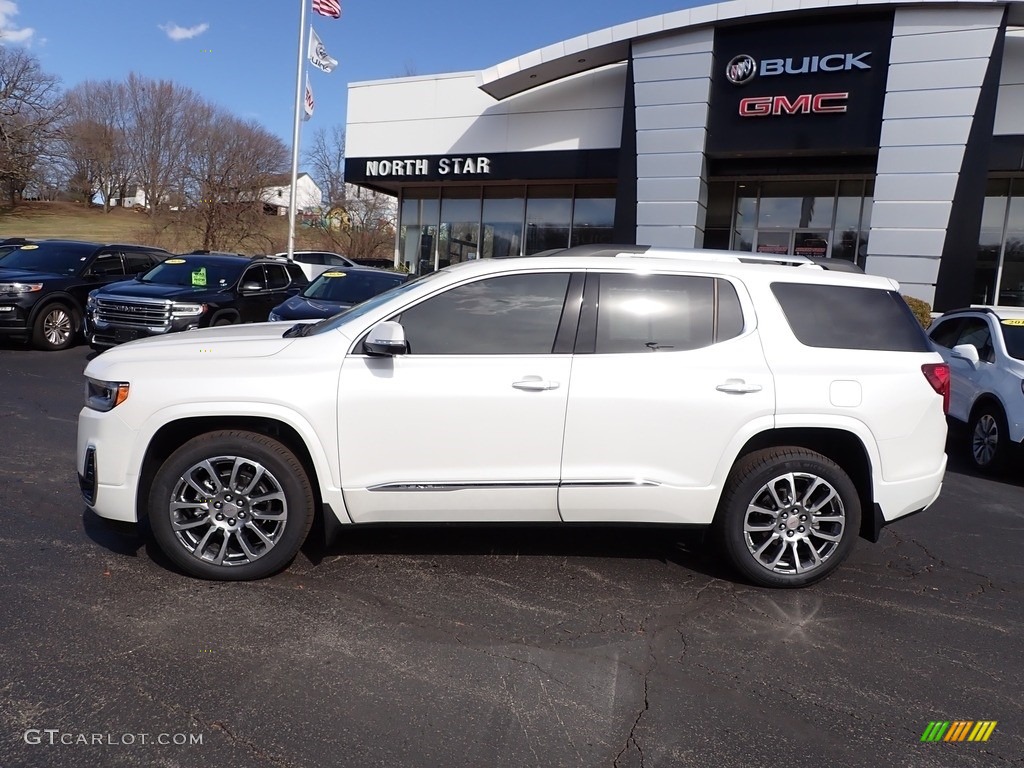 2023 Acadia Denali AWD - White Frost Tricoat / Dark Galvanized/Light Shale photo #2