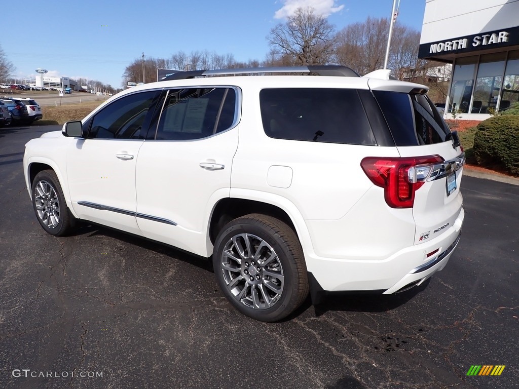 2023 Acadia Denali AWD - White Frost Tricoat / Dark Galvanized/Light Shale photo #3