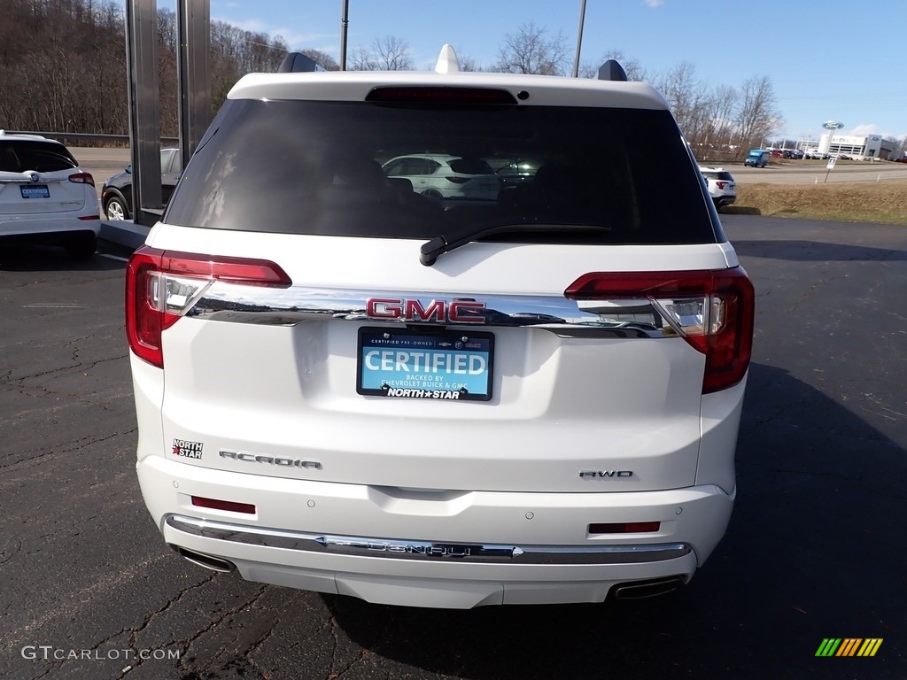 2023 Acadia Denali AWD - White Frost Tricoat / Dark Galvanized/Light Shale photo #5