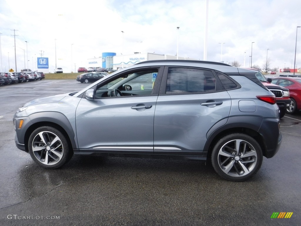2020 Kona Limited AWD - Sonic Silver / Gray/Black photo #7