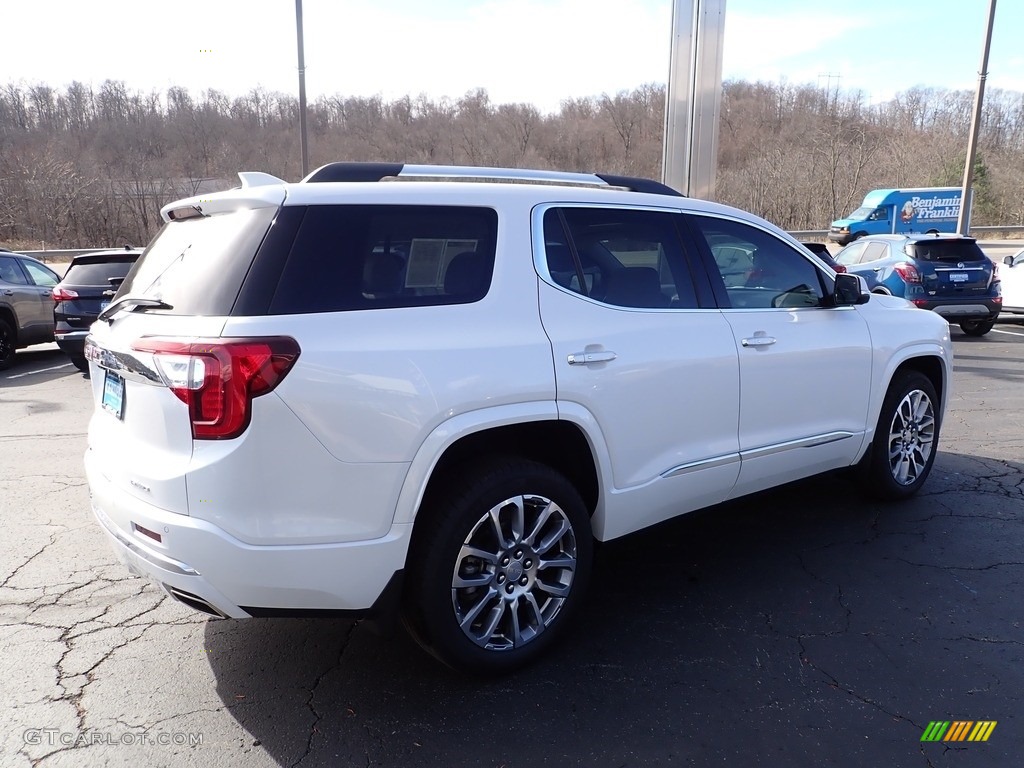 2023 Acadia Denali AWD - White Frost Tricoat / Dark Galvanized/Light Shale photo #7
