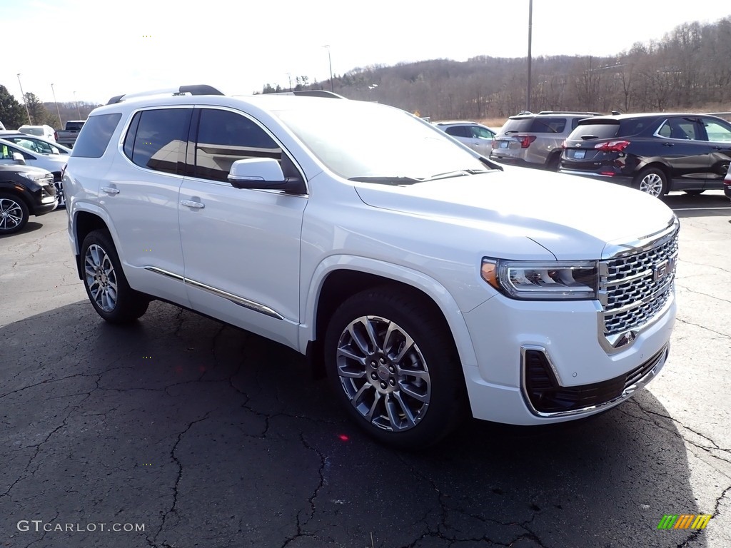 2023 Acadia Denali AWD - White Frost Tricoat / Dark Galvanized/Light Shale photo #9
