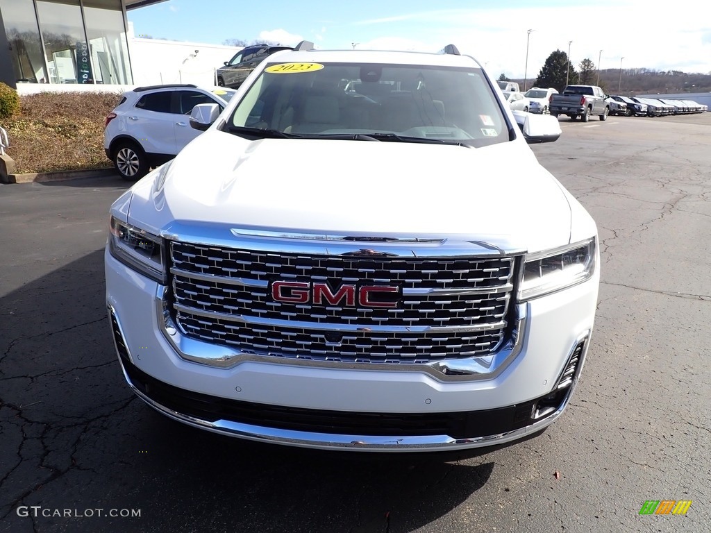 2023 Acadia Denali AWD - White Frost Tricoat / Dark Galvanized/Light Shale photo #11