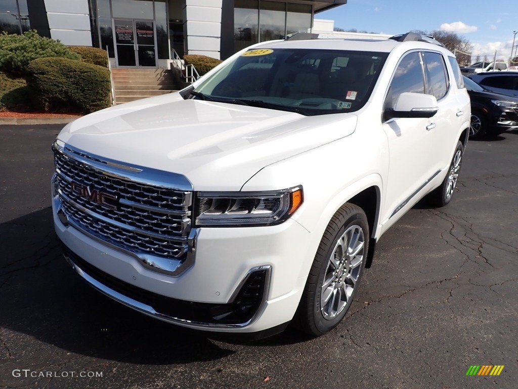 2023 Acadia Denali AWD - White Frost Tricoat / Dark Galvanized/Light Shale photo #12