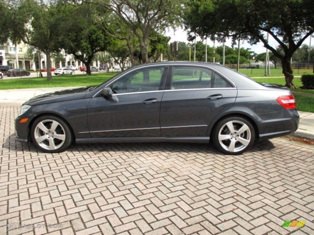 2010 E 350 Sedan - Steel Grey Metallic / Natural Beige photo #3