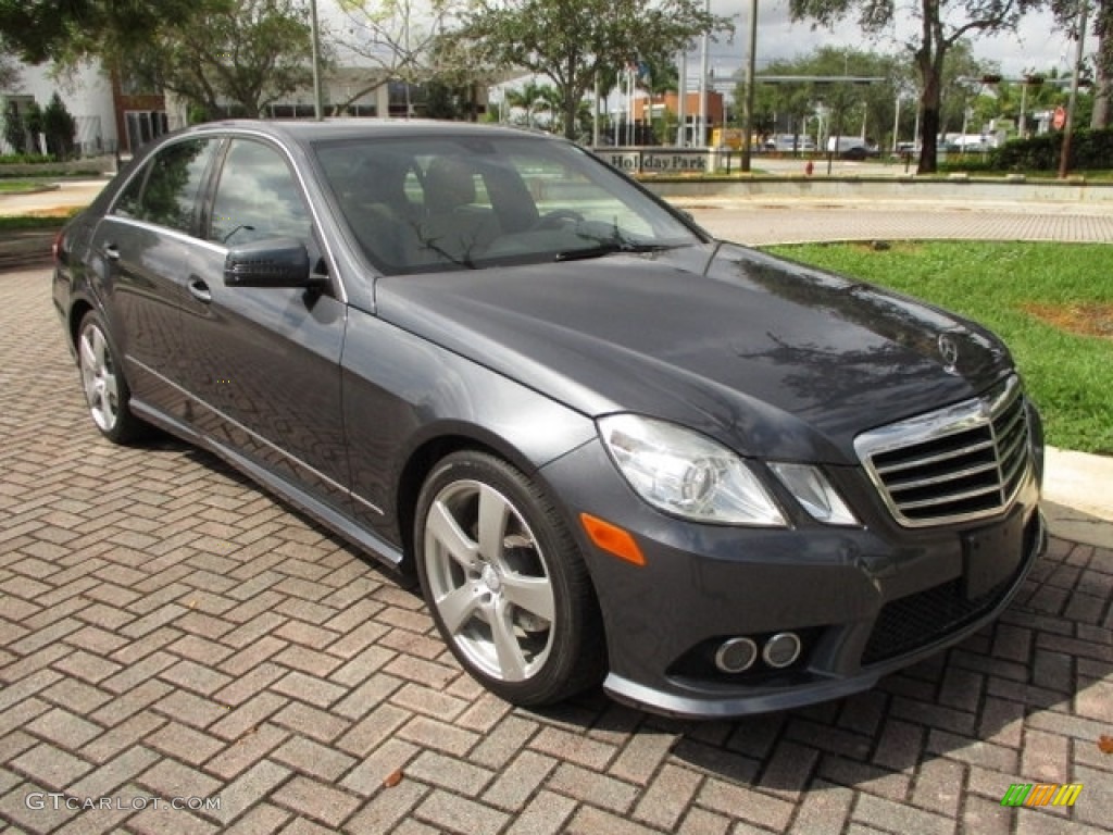 2010 E 350 Sedan - Steel Grey Metallic / Natural Beige photo #13