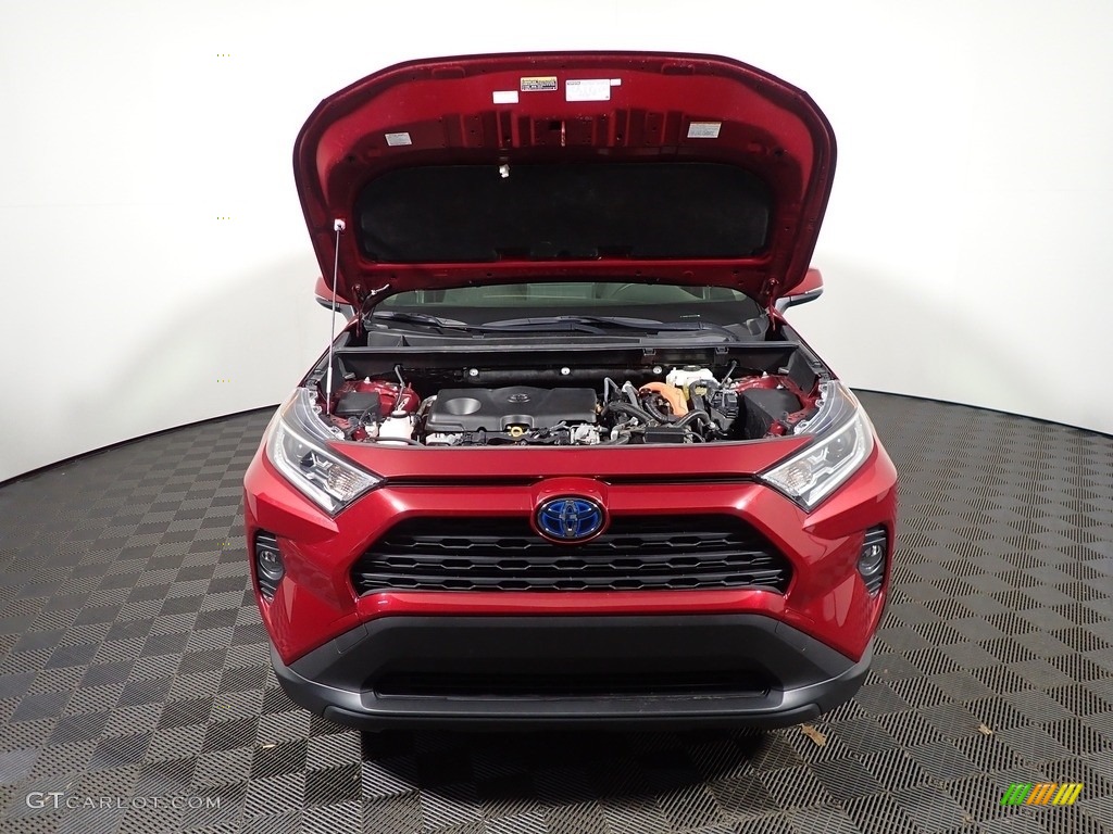 2019 RAV4 XLE AWD Hybrid - Ruby Flare Pearl / Black photo #6