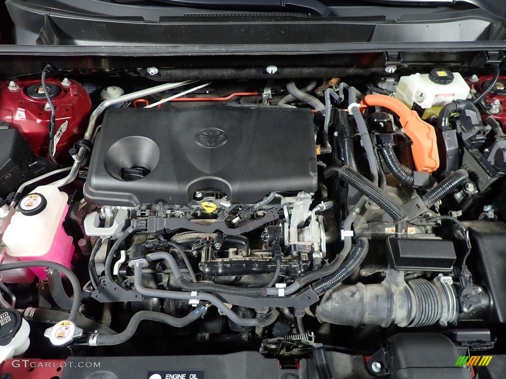 2019 RAV4 XLE AWD Hybrid - Ruby Flare Pearl / Black photo #7