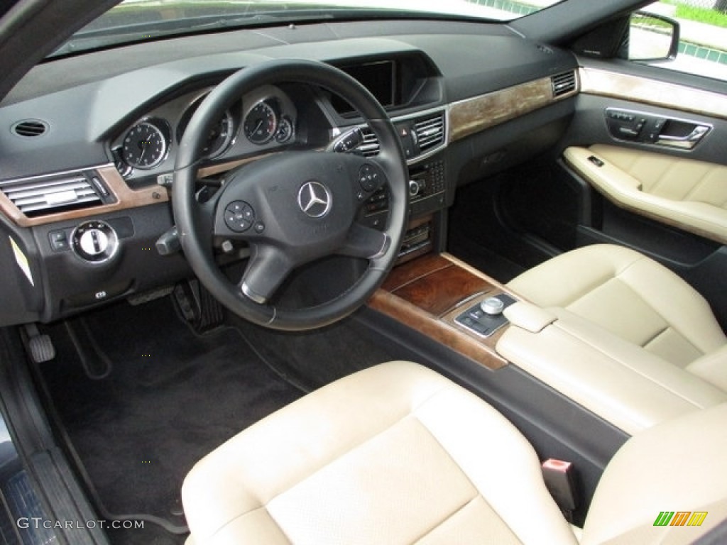2010 E 350 Sedan - Steel Grey Metallic / Natural Beige photo #22