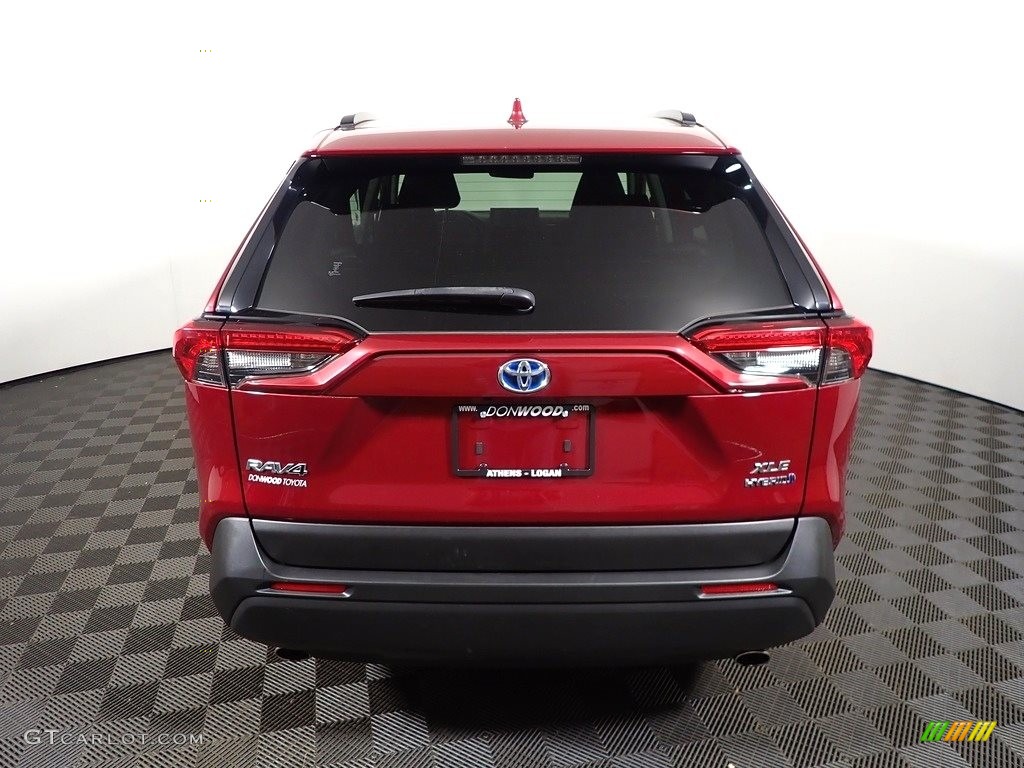 2019 RAV4 XLE AWD Hybrid - Ruby Flare Pearl / Black photo #12