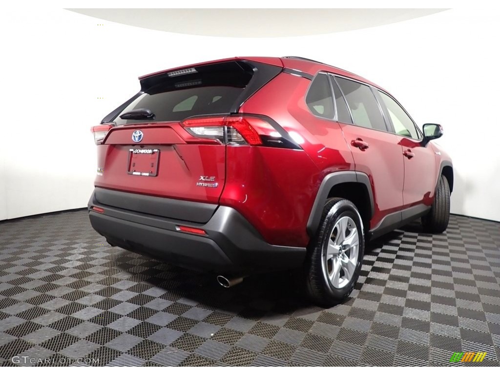 2019 RAV4 XLE AWD Hybrid - Ruby Flare Pearl / Black photo #15