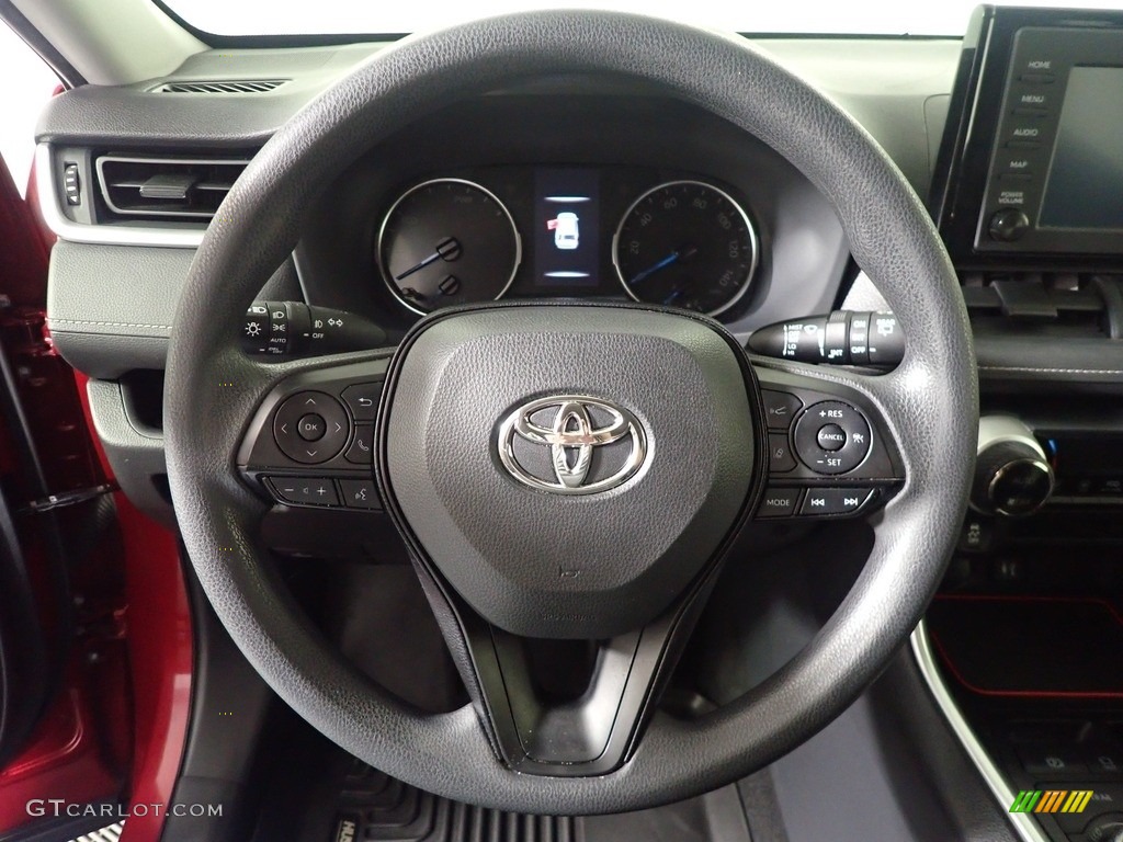 2019 RAV4 XLE AWD Hybrid - Ruby Flare Pearl / Black photo #24