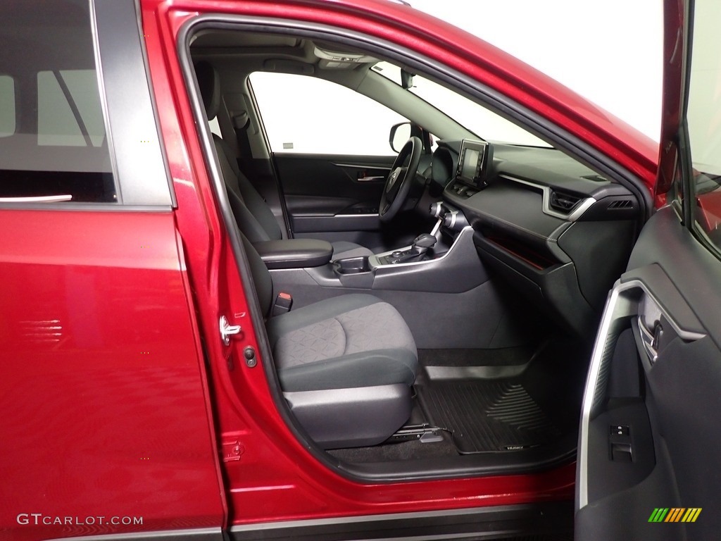 2019 RAV4 XLE AWD Hybrid - Ruby Flare Pearl / Black photo #35