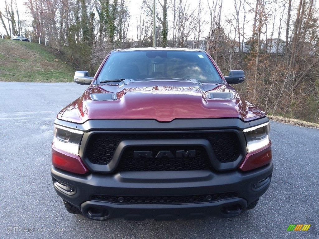 2023 1500 Rebel Crew Cab 4x4 - Delmonico Red Pearl / Red/Black photo #3