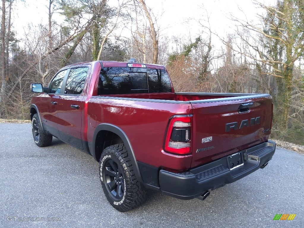 2023 1500 Rebel Crew Cab 4x4 - Delmonico Red Pearl / Red/Black photo #9