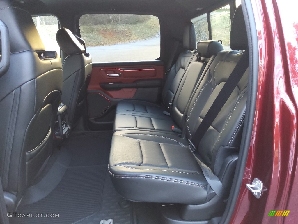 Red/Black Interior 2023 Ram 1500 Rebel Crew Cab 4x4 Photo #145671703