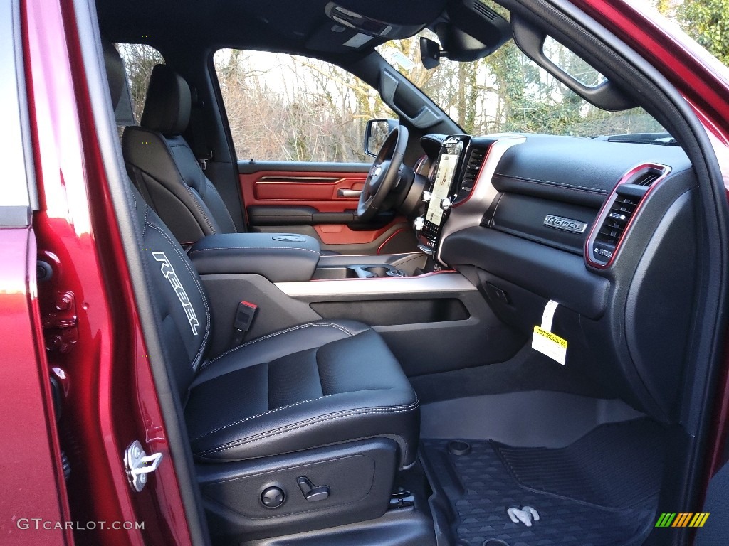 Red/Black Interior 2023 Ram 1500 Rebel Crew Cab 4x4 Photo #145671790