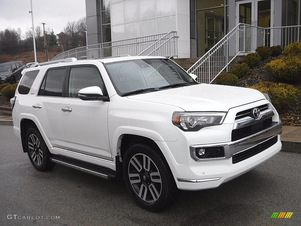2022 4Runner Limited 4x4 - Blizzard White Pearl / Redwood photo #1