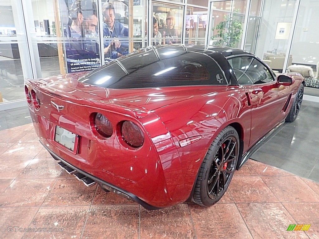 2007 Corvette Coupe - Monterey Red Metallic / Cashmere photo #2