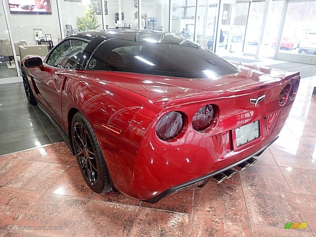 2007 Corvette Coupe - Monterey Red Metallic / Cashmere photo #4