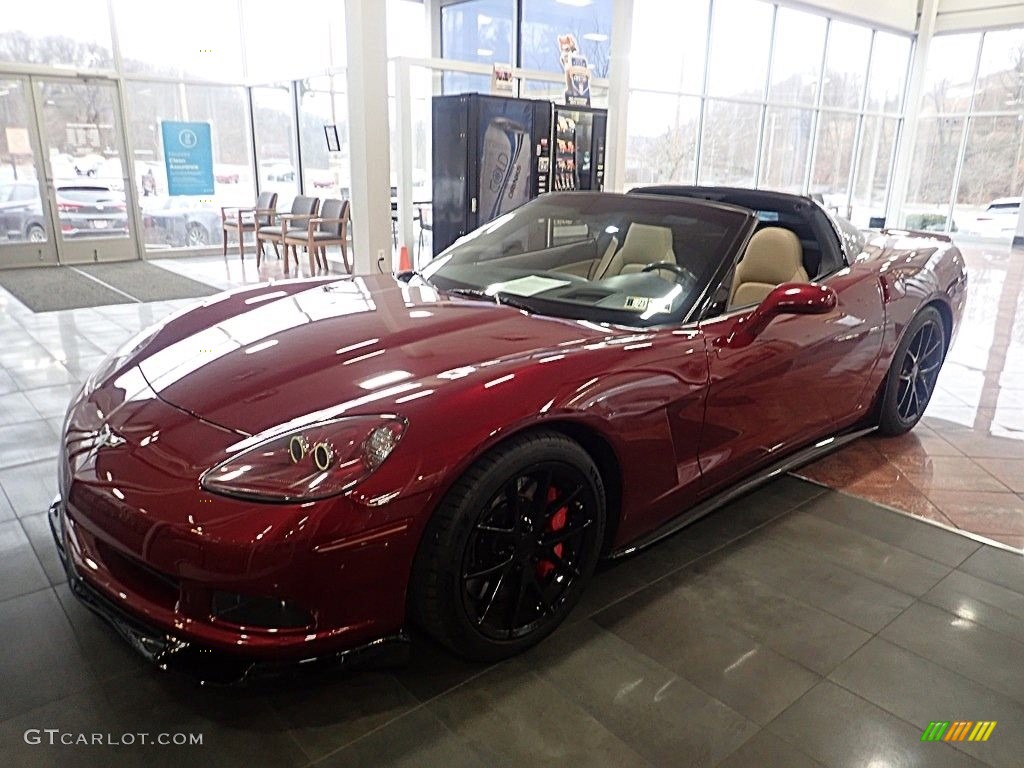 2007 Corvette Coupe - Monterey Red Metallic / Cashmere photo #6