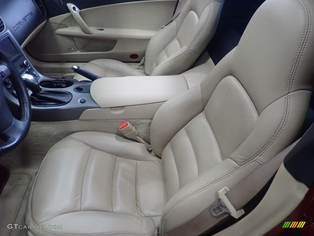 2007 Corvette Coupe - Monterey Red Metallic / Cashmere photo #16