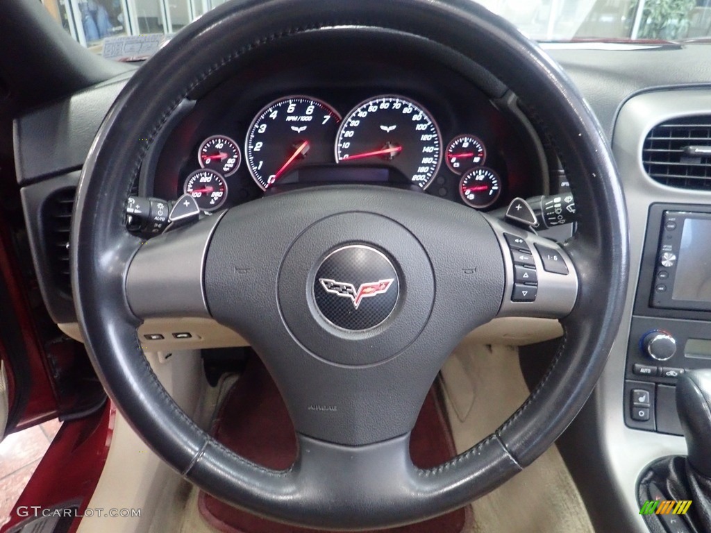 2007 Corvette Coupe - Monterey Red Metallic / Cashmere photo #21