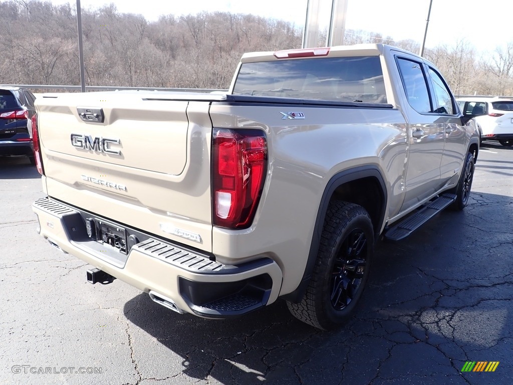 2022 Sierra 1500 Elevation Crew Cab 4WD - Desert Sand Metallic / Jet Black photo #6