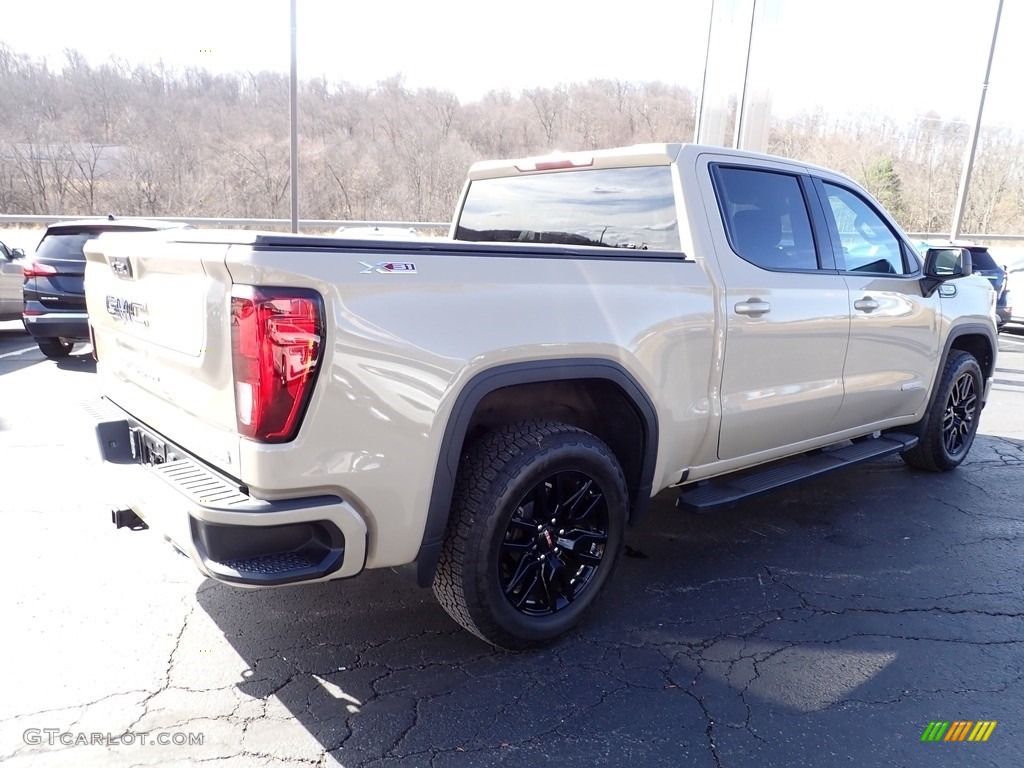 2022 Sierra 1500 Elevation Crew Cab 4WD - Desert Sand Metallic / Jet Black photo #7