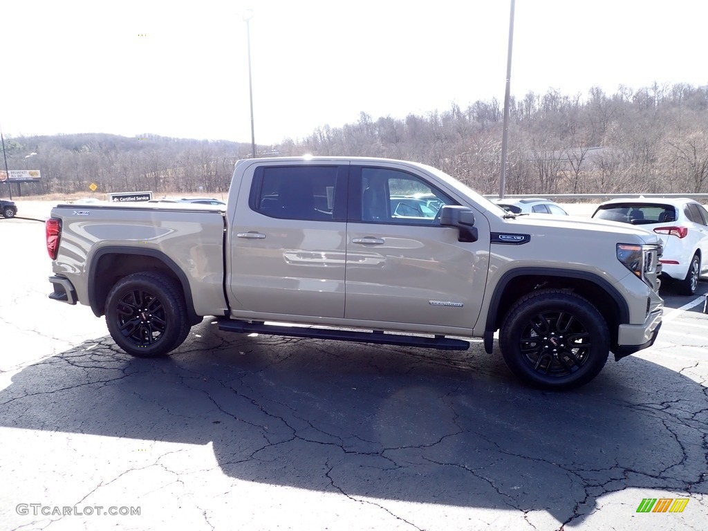 Desert Sand Metallic 2022 GMC Sierra 1500 Elevation Crew Cab 4WD Exterior Photo #145674217