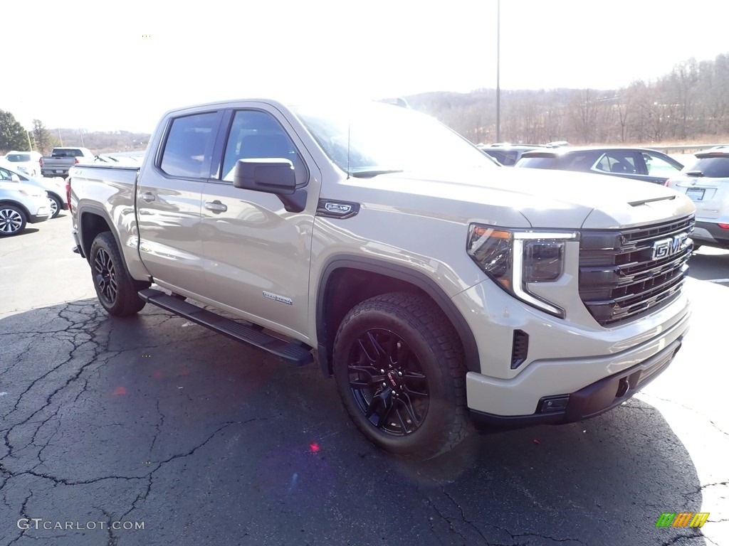 Desert Sand Metallic 2022 GMC Sierra 1500 Elevation Crew Cab 4WD Exterior Photo #145674247