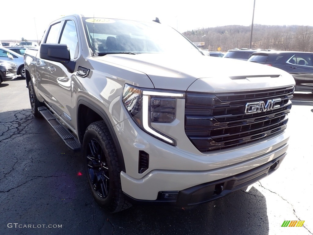 2022 Sierra 1500 Elevation Crew Cab 4WD - Desert Sand Metallic / Jet Black photo #10