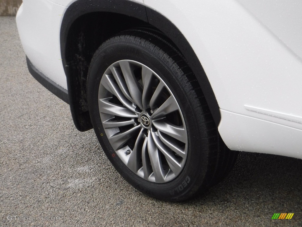 2020 Highlander Platinum AWD - Blizzard White Pearl / Glazed Caramel photo #13