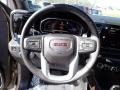 Jet Black 2022 GMC Sierra 1500 Elevation Crew Cab 4WD Steering Wheel