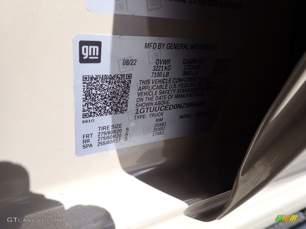 2022 Sierra 1500 Elevation Crew Cab 4WD - Desert Sand Metallic / Jet Black photo #30