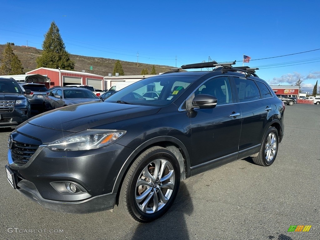 2013 CX-9 Grand Touring AWD - Meteor Gray Mica / Black photo #3