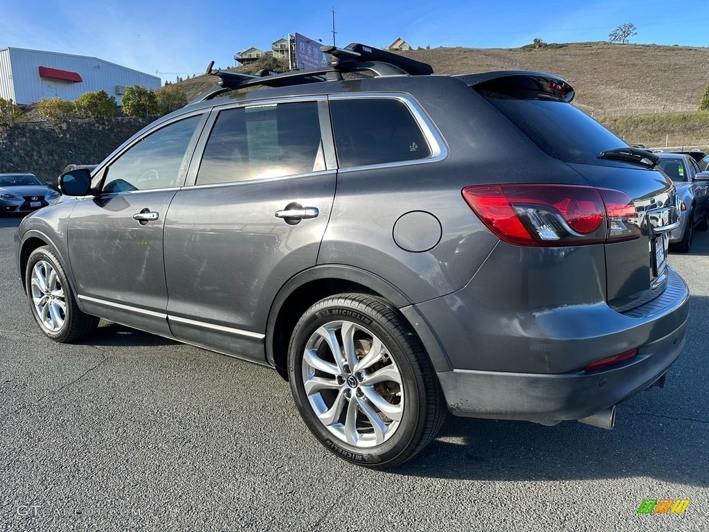 Meteor Gray Mica 2013 Mazda CX-9 Grand Touring AWD Exterior Photo #145674868