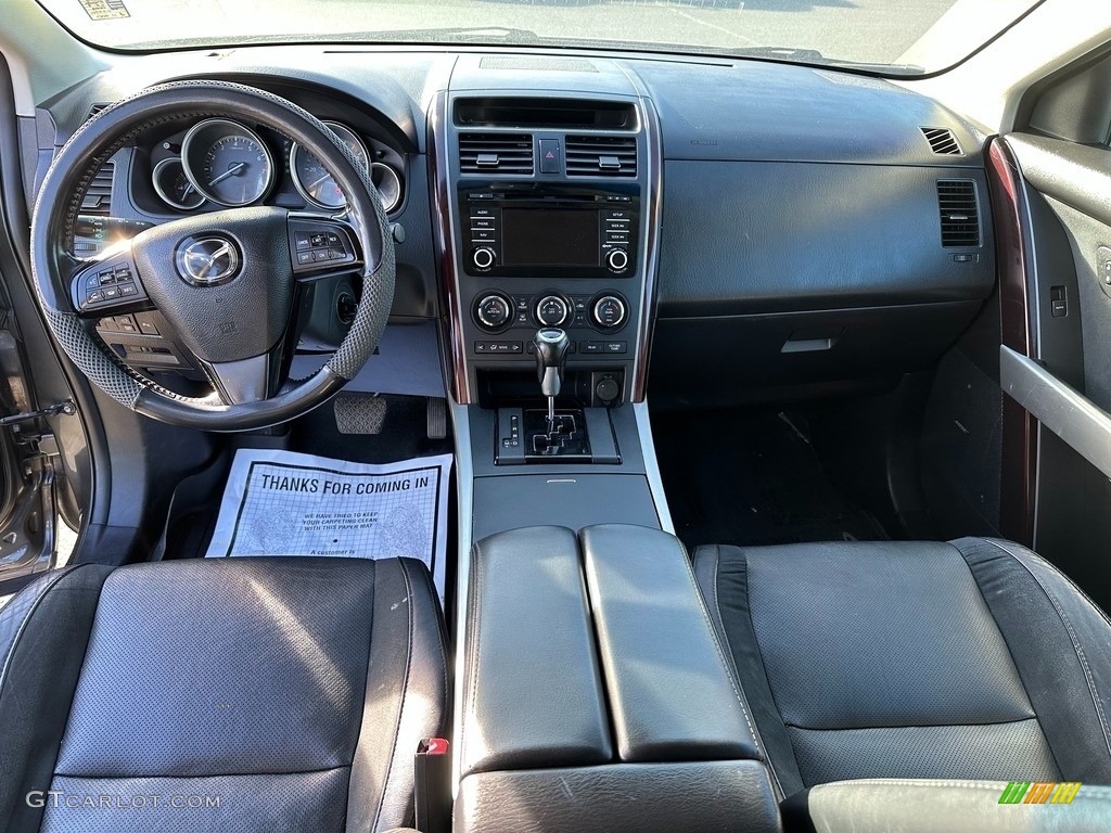 Black Interior 2013 Mazda CX-9 Grand Touring AWD Photo #145675060