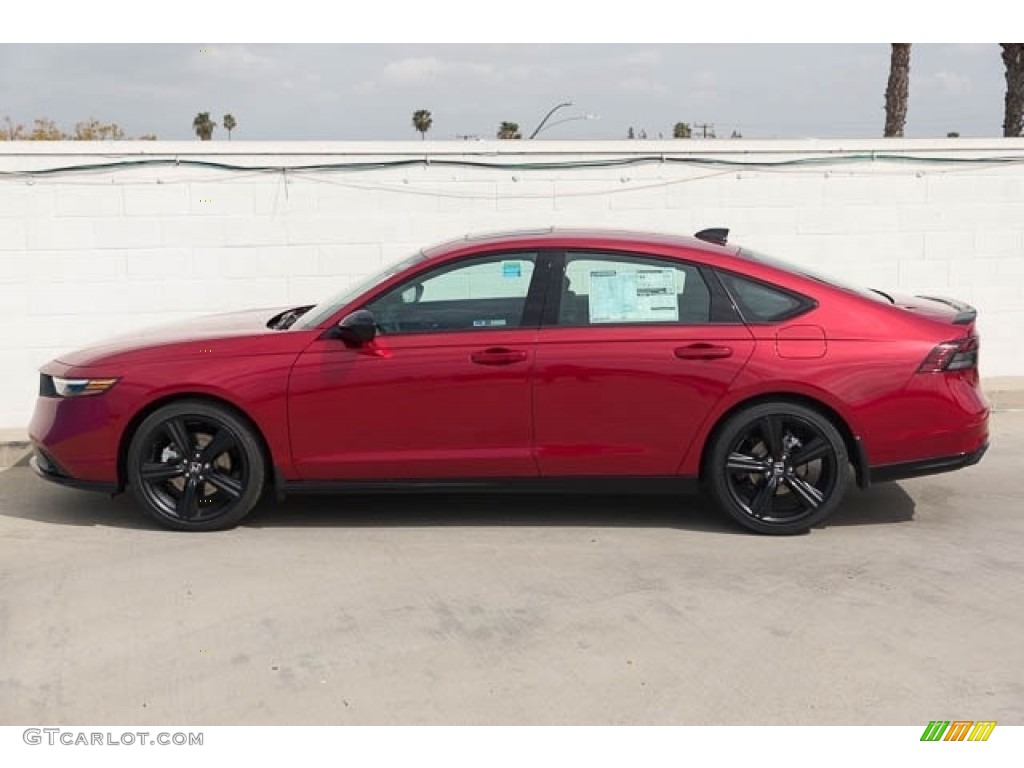 Radiant Red Metallic 2023 Honda Accord Sport-L Hybrid Exterior Photo #145675198