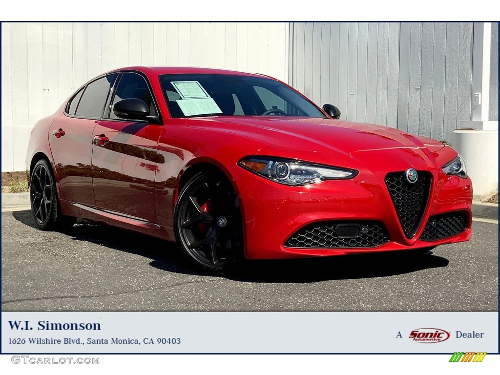 2019 Giulia RWD - Alfa Rosso (Red) / Black photo #1