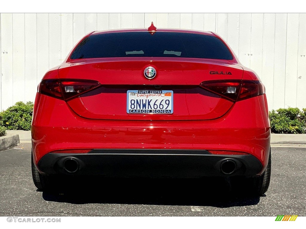 2019 Giulia RWD - Alfa Rosso (Red) / Black photo #3