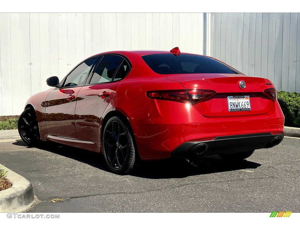 2019 Giulia RWD - Alfa Rosso (Red) / Black photo #10
